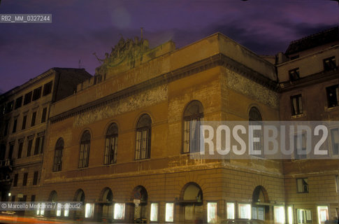 Argentina Theater in Rome, where was the first performance of the opera Il Barbiere di Siviglia by Gioacchino Rossini (February 20, 1816) / Il teatro Argentina di Roma, dove il 20 febbraio 1816 ci fu la prima rappresentazione dellopera Il barbiere di Siviglia di Gioacchino Rossini - ©Marcello Mencarini/Rosebud2