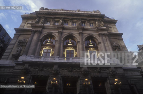 Paris, Theatre des Italiens, where the opera Viaggio a Reims by Gioacchino Rossini was performed for the first time on June 19, 1825 / Parigi, Teatro des Italiens dove il 19 giugno del 1825 si rappresentò per la prima volta Viaggio a Reims di Gioacchino Rossini - ©Marcello Mencarini/Rosebud2