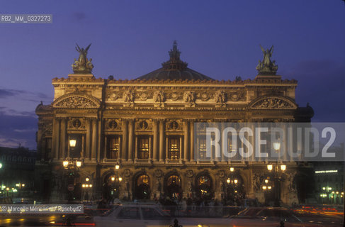 Paris, Opera Garnier, where was the first performance of the opera Guillaume Tell by Gioacchino Rossini on August 3, 1829 / Teatro Opera Garnier di Parigi, dove il 3 agosto 1829 ci fu la prima rappresentazione dellopera Guglielmo Tell di Gioacchino Rossini - ©Marcello Mencarini/Rosebud2