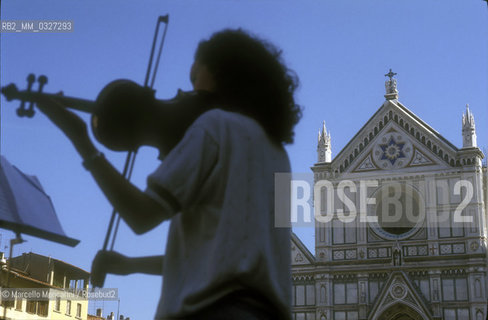 Santa Croce Church in Florence, where is the tomb of composer Gioacchino Rossini / Chiesa di Santa Croce a Firenze, dove si trova la tomba del compositore  Gioacchino Rossini - ©Marcello Mencarini/Rosebud2