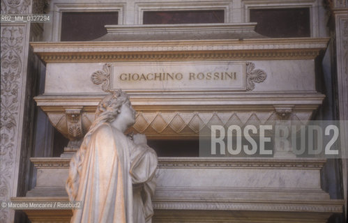 Tomb of Gioacchino Rossini in the Santa Croce Church in Florence / La tomba di Gioacchino Rossini nella chiesa di Santa Croce a Firenze - ©Marcello Mencarini/Rosebud2