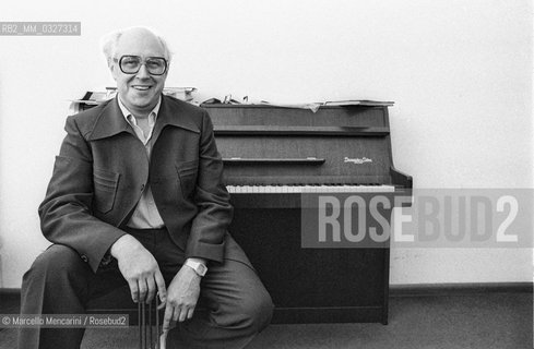 Russian conductor and cellist Mstislav Rostropovich (about 1980) / Il violoncellista e direttore dorchestra Mstislav Rostropovich (1980 circa) - ©Marcello Mencarini/Rosebud2