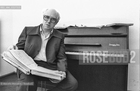 Russian conductor and cellist Mstislav Rostropovich (about 1980) / Il violoncellista e direttore dorchestra Mstislav Rostropovich (1980 circa) - ©Marcello Mencarini/Rosebud2