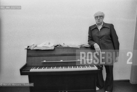 Russian conductor and cellist Mstislav Rostropovich (about 1980) / Il violoncellista e direttore dorchestra Mstislav Rostropovich (1980 circa) - ©Marcello Mencarini/Rosebud2