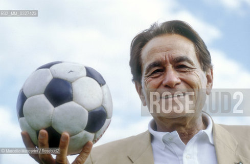 Ascoli, 1989. President of Ascoli soccer team Costantino Rozzi, 1989 / Ascoli, 1989. Costantino Rozzi, presidente dellAscoli Calcio - ©Marcello Mencarini/Rosebud2