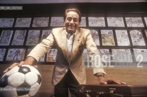 Ascoli, 1989. President of Ascoli soccer team Costantino Rozzi, 1989 / Ascoli, 1989. Costantino Rozzi, presidente dellAscoli Calcio - ©Marcello Mencarini/Rosebud2