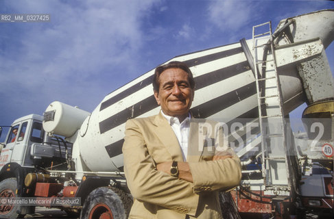 Ascoli, 1989. President of Ascoli soccer team Costantino Rozzi, 1989 / Ascoli, 1989. Costantino Rozzi, presidente dellAscoli Calcio - ©Marcello Mencarini/Rosebud2