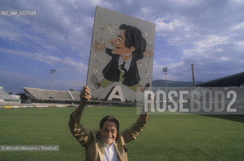 Ascoli, 1989. President of Ascoli soccer team Costantino Rozzi, 1989 / Ascoli, 1989. Costantino Rozzi, presidente dellAscoli Calcio - ©Marcello Mencarini/Rosebud2