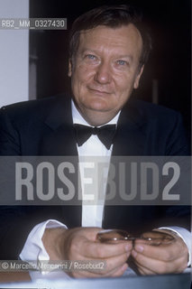 Rome, about 1985. Italian physicist Carlo Rubbia, winner of the Nobel Prize for physics in 1984 / Roma, 1985 circa. Il fisico Carlo Rubbia, vincitore del Premio Nobel per la fisica nel 1984 - ©Marcello Mencarini/Rosebud2