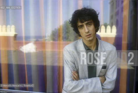 Venice Lido, Venice Film Festival 1988. Italian actor Sergio Rubini / Lido di Venezia, Mostra del Cinema di Venezia 1988. Lattore Sergio Rubini - ©Marcello Mencarini/Rosebud2