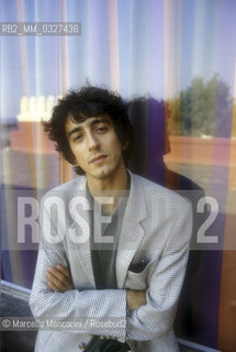 Venice Lido, Venice Film Festival 1988. Italian actor Sergio Rubini / Lido di Venezia, Mostra del Cinema di Venezia 1988. Lattore Sergio Rubini - ©Marcello Mencarini/Rosebud2