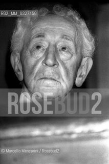 Venice, La Fenice Theater, 1979. Pianist Arthur Rubinstein / Venezia, Teatro la Fenice, 1979. Il pianista Arthur Rubinstein - ©Marcello Mencarini/Rosebud2