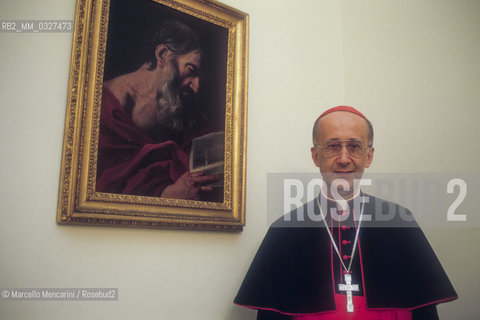 Vatican City, 1992. Cardinal Camillo Ruini / Città del Vaticano, 1992. Il cardinale Camillo Ruini - ©Marcello Mencarini/Rosebud2