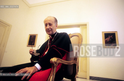 Vatican City, 1992. Cardinal Camillo Ruini / Città del Vaticano, 1992. Il cardinale Camillo Ruini - ©Marcello Mencarini/Rosebud2