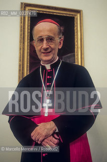 Vatican City, 1992. Cardinal Camillo Ruini / Città del Vaticano, 1992. Il cardinale Camillo Ruini - ©Marcello Mencarini/Rosebud2