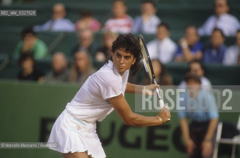 Rome, 1987. Argentine tennis player Gabriela Sabatini / Roa, 1987. la tennista argentina Gabriela Sabatini - ©Marcello Mencarini/Rosebud2