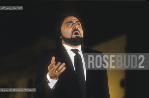 Italian tenor Giuseppe Sabbatini  (1990) / Il tenore Giuseppe Sabbatini (1990) - ©Marcello Mencarini/Rosebud2