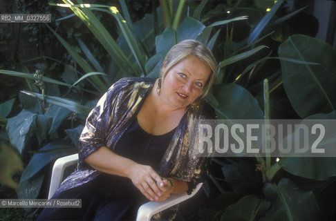 Venice Lido, Venice Film Festival 1990. German actress Marianne Sägebrecht / Lido di Venezia, Mostra del Cinema di Venezia 1990. Lattrice tedesca Marianne Sägebrecht - ©Marcello Mencarini/Rosebud2