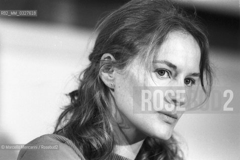 Vednice Lido, Venice Film Festival about 1989. French actress Dominique Sanda / Lido di venezia, Mostra el Cinema di venezia 1989 circa. Lattrice Dominique Sanda - ©Marcello Mencarini/Rosebud2