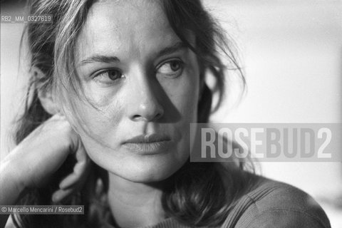 Vednice Lido, Venice Film Festival about 1989. French actress Dominique Sanda / Lido di venezia, Mostra el Cinema di venezia 1989 circa. Lattrice Dominique Sanda - ©Marcello Mencarini/Rosebud2