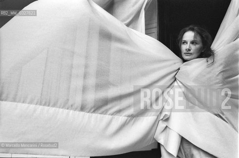 Vednice Lido, Venice Film Festival about 1989. French actress Dominique Sanda / Lido di venezia, Mostra el Cinema di venezia 1989 circa. Lattrice Dominique Sanda - ©Marcello Mencarini/Rosebud2