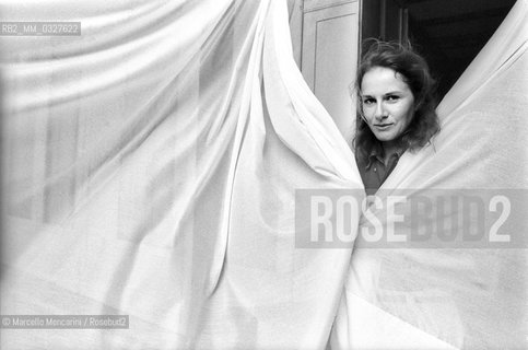 Vednice Lido, Venice Film Festival about 1989. French actress Dominique Sanda / Lido di venezia, Mostra el Cinema di venezia 1989 circa. Lattrice Dominique Sanda - ©Marcello Mencarini/Rosebud2