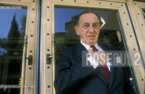 Hungarian-American pianist György Sándor, 1989 / Il pianista György Sándor, 1989 - ©Marcello Mencarini/Rosebud2