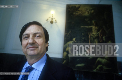 Italian politician Sabatino Santangelo, 1993 / Il politico Sabatino Santangelo - ©Marcello Mencarini/Rosebud2