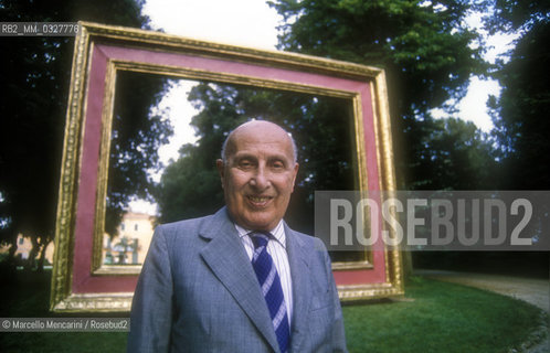 Italian literary critic Natalino Sapegno, 1989 / Il critico letterario Natalino Sapegno, 1989 - ©Marcello Mencarini/Rosebud2