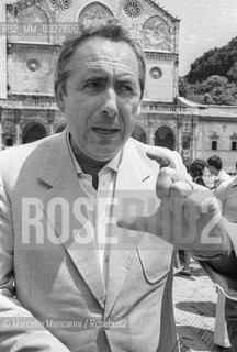 Spoleto, Festival of Two Worlds 1980. Italian Minister of Education Adolfo Sarti / Spoleto, Festival dei due mondi 1980. Il ministro della pubblica istruzione Adolfo Sarti - ©Marcello Mencarini/Rosebud2