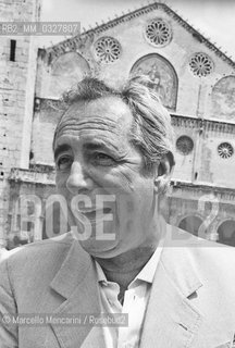 Spoleto, Festival of Two Worlds 1980. Italian Minister of Education Adolfo Sarti / Spoleto, Festival dei due mondi 1980. Il ministro della pubblica istruzione Adolfo Sarti - ©Marcello Mencarini/Rosebud2