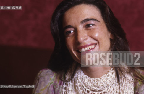 Rome, Caffè Greco, about 1985. Italian actress Lina Sastri / Roma, Caffè Greco, 1985 circa. Lattrice Lina Sastri - ©Marcello Mencarini/Rosebud2