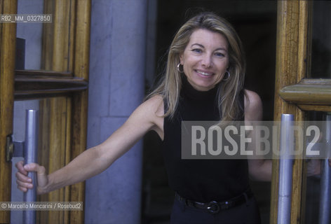 Italian tv journalist Mariolina Sattanino, about 1988 / La giornalista Mariolina Sattanino, 1988 circa - ©Marcello Mencarini/Rosebud2