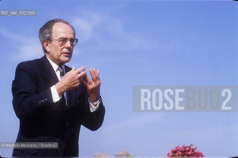 Rome, 1995. German conductor Wolfgang Sawallisch / Roma, 1995. Il direttore dorchestra Wolfgang Sawallisch - ©Marcello Mencarini/Rosebud2