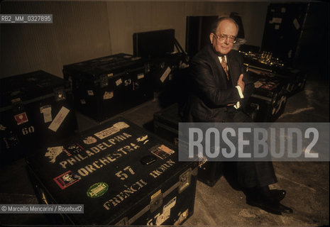 Venice, 1997. German conductor Wolfgang Sawallisch / Venezia, 1997. Il direttore dorchestra Wolfgang Sawallisch - ©Marcello Mencarini/Rosebud2