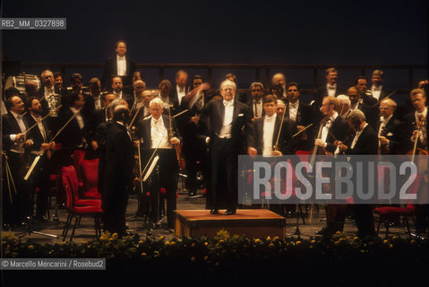 Venice, 1997. German conductor Wolfgang Sawallisch / Venezia, 1997. Il direttore dorchestra Wolfgang Sawallisch - ©Marcello Mencarini/Rosebud2