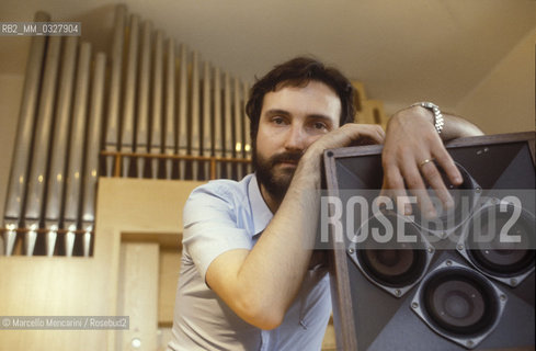 Italian composer Alessandro Sbordoni, about 1982 / Il compositore Alessandro Sbordoni, 1982 circa - ©Marcello Mencarini/Rosebud2