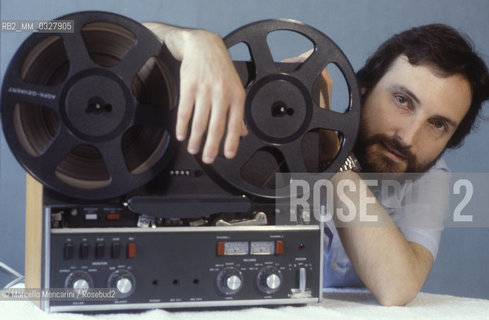 Italian composer Alessandro Sbordoni, about 1982 / Il compositore Alessandro Sbordoni, 1982 circa - ©Marcello Mencarini/Rosebud2