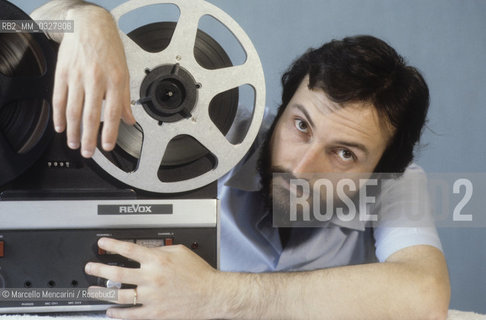 Italian composer Alessandro Sbordoni, about 1982 / Il compositore Alessandro Sbordoni, 1982 circa - ©Marcello Mencarini/Rosebud2