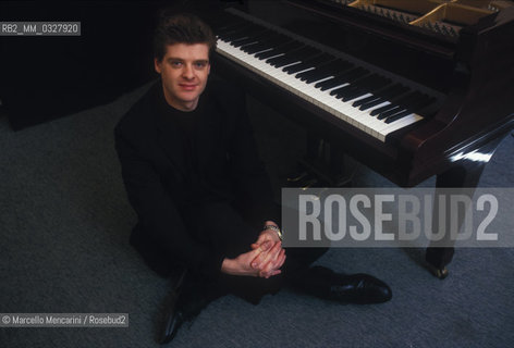 Florence, 1998. Italian baritone opera singer Roberto Scaltriti / Firenze, 1998. Il baritono Roberto Scaltriti - ©Marcello Mencarini/Rosebud2