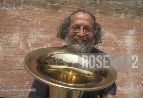 Venice, 1995. Italian jazz trombonist Giancarlo Schiaffini / Venezia, 1995. Il trombonista Giancarlo Schiaffini - ©Marcello Mencarini/Rosebud2