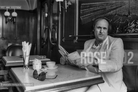 Venice, 1984. Italian artist Mario Schifano / Venezia, 1984. Lartista Mario Schifano - ©Marcello Mencarini/Rosebud2