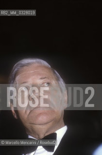 German politician Helmut Schmidt (about 1985) / Il politico tedesco Helmut Schmidt (1985 circa) - ©Marcello Mencarini/Rosebud2