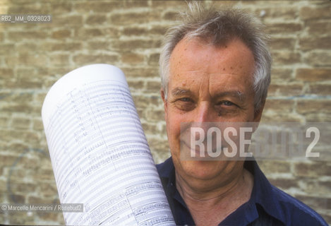 Venice, 1995.German composer Dieter Schnebel / Venezia, 1995. Il compositore tedesco Dieter Schnebel - ©Marcello Mencarini/Rosebud2