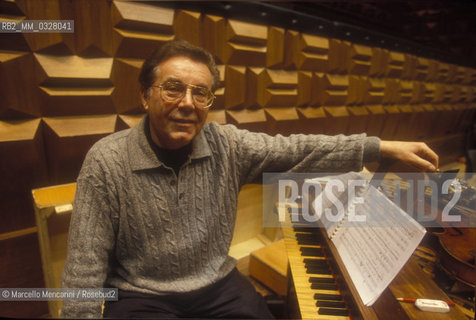 Rome, Pius XII Auditorium, 1999. German conductor and tenor Peter Schreier / Roma, Auditorium Pio XII, 1999. Il direttore dorchestra Peter Schreier - ©Marcello Mencarini/Rosebud2