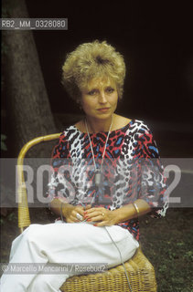 German actress Hanna Schygulla (about 1985) / Lattrice Hanna Schygulla (1985 circa) - ©Marcello Mencarini/Rosebud2