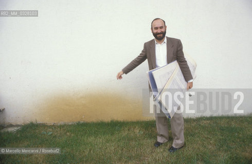 Latina, about 1985. Italian composer Salvatore Sciarrino / Latina, 1985 circa. Il compositore Salvatore Sciarrino - ©Marcello Mencarini/Rosebud2