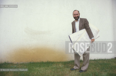 Latina, about 1985. Italian composer Salvatore Sciarrino / Latina, 1985 circa. Il compositore Salvatore Sciarrino - ©Marcello Mencarini/Rosebud2