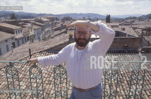 Città di Castello (Perugia), 1989. Italian composer Salvatore Sciarrino in his home / Città di Castello (Perugia), 1989. Il compositore Salvatore Sciarrino nella sua casa - ©Marcello Mencarini/Rosebud2