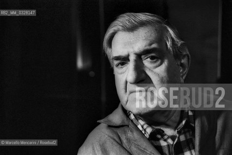 Rome, 1980. Painter Gregorio Sciltian in his studio / Roma, 1980. Il pittore Gregorio Sciltian nel suo studio - ©Marcello Mencarini/Rosebud2